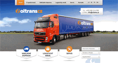 Desktop Screenshot of oltrans.cz